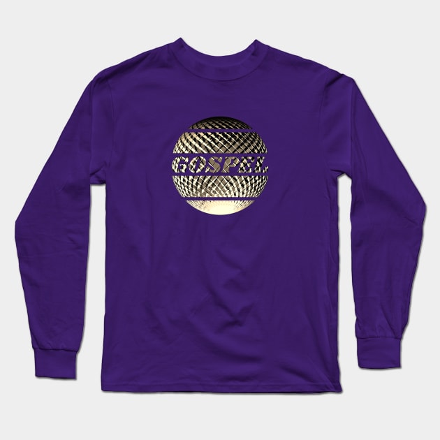 Gospel disco ball gold Long Sleeve T-Shirt by Bailamor